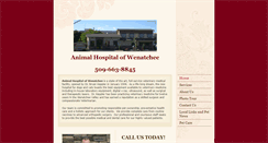 Desktop Screenshot of animalhospitalofwenatchee.com