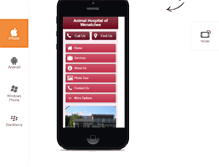 Tablet Screenshot of animalhospitalofwenatchee.com